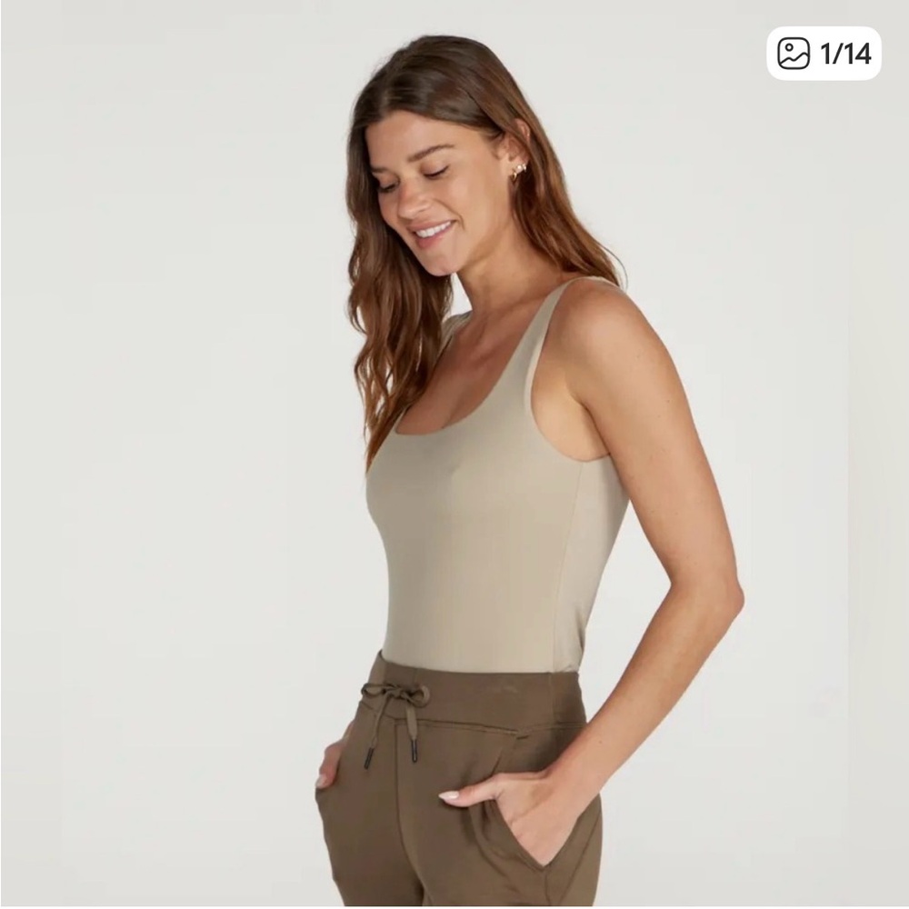 BYLT Basics Women's Tan Bodysuit
